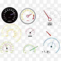 汽车仪表矢量素材-空若网 汽车仪表矢量素材-空若网