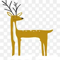 冬天圣诞节的驯鹿-空若网 冬天圣诞节的驯鹿-空若网