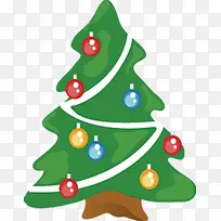 绿色圣诞树创意手绘-空若网 绿色圣诞树创意手绘-空若网