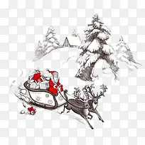 手绘冬天-空若网 手绘冬天-空若网