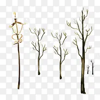 冬天树枝-空若网 冬天树枝-空若网