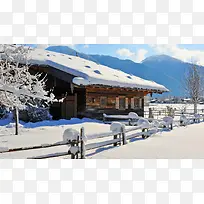 高清摄影创意冬天的小房子-空若网 高清摄影创意冬天的小房子-空若网