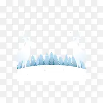 雪景矢量漫天飞雪素材-空若网 雪景矢量漫天飞雪素材-空若网