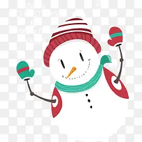 圣诞节雪人矢量素材-空若网 圣诞节雪人矢量素材-空若网