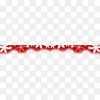 红色雪花圣诞节装饰-空若网 红色雪花圣诞节装饰-空若网
