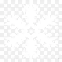 白色手绘冬季雪花-空若网 白色手绘冬季雪花-空若网