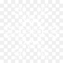 手绘白色冬季雪花-空若网 手绘白色冬季雪花-空若网