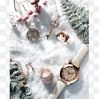 高清雪花水果植物-空若网 高清雪花水果植物-空若网