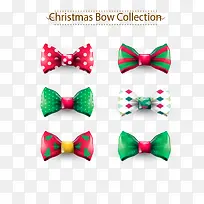 扁平化圣诞蝴蝶结-空若网 扁平化圣诞蝴蝶结-空若网