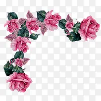 红色玫瑰花水彩玫瑰花-空若网 红色玫瑰花水彩玫瑰花-空若网