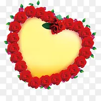 红色花朵玫瑰爱心-空若网 红色花朵玫瑰爱心-空若网