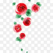 春天红色水彩玫瑰-空若网 春天红色水彩玫瑰-空若网