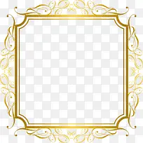 金色花纹边框-空若网 金色花纹边框-空若网