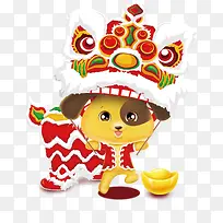 手绘新年快乐卡通图案-空若网 手绘新年快乐卡通图案-空若网