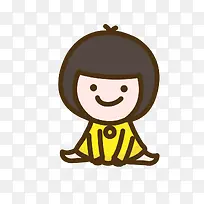 卡通小女孩图案-空若网 卡通小女孩图案-空若网
