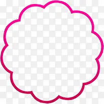 红色可爱边框对话框-空若网 红色可爱边框对话框-空若网