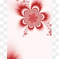 梦幻红色花朵背景-空若网 梦幻红色花朵背景-空若网