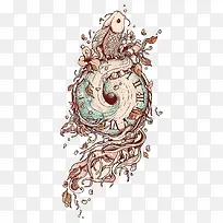 插画艺术时间-空若网 插画艺术时间-空若网