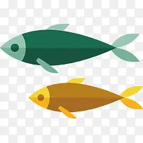 小鱼png矢量素材-空若网 小鱼png矢量素材-空若网