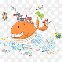 卡通手绘背景-空若网 卡通手绘背景-空若网