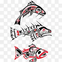 手绘卡通鱼图案图片-空若网 手绘卡通鱼图案图片-空若网