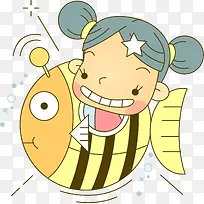 手绘可爱儿童-空若网 手绘可爱儿童-空若网