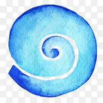 水彩海螺-空若网 水彩海螺-空若网