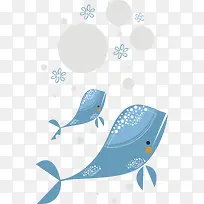 鲸鱼彩色卡通-空若网 鲸鱼彩色卡通-空若网