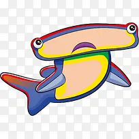 卡通鲸鱼png矢量素材-空若网 卡通鲸鱼png矢量素材-空若网