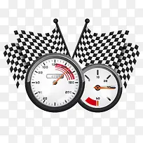 表黑白格旗帜矢量-空若网 表黑白格旗帜矢量-空若网