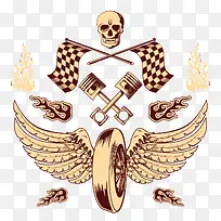 矢量赛车旗帜-空若网 矢量赛车旗帜-空若网