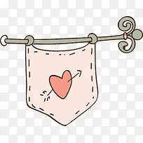 手绘卡通旗帜-空若网 手绘卡通旗帜-空若网