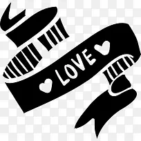 爱的旗帜图标-空若网 爱的旗帜图标-空若网