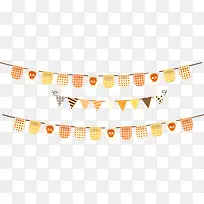 节日彩旗漂浮PNG矢量素材-空若网 节日彩旗漂浮PNG矢量素材-空若网