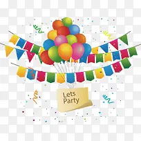 矢量手绘庆祝生日-空若网 矢量手绘庆祝生日-空若网