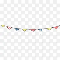 彩色卡通彩旗创意-空若网 彩色卡通彩旗创意-空若网