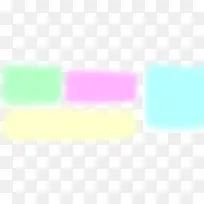 彩色模糊图标装饰-空若网 彩色模糊图标装饰-空若网