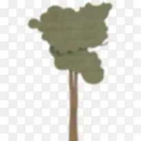 绿色卡通模糊大树-空若网 绿色卡通模糊大树-空若网