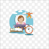 扁平化生活图-空若网 扁平化生活图-空若网