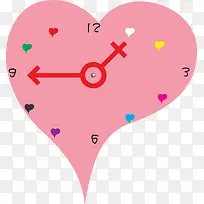 卡通创意心闹钟表时间-空若网 卡通创意心闹钟表时间-空若网