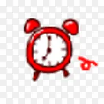 红色卡通可爱闹钟-空若网 红色卡通可爱闹钟-空若网