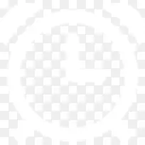 白色闹钟图标-空若网 白色闹钟图标-空若网