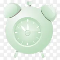 绿色可爱闹钟清新-空若网 绿色可爱闹钟清新-空若网