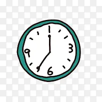 卡通手绘时钟-空若网 卡通手绘时钟-空若网