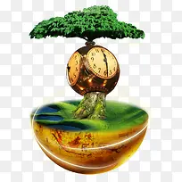 创意时间树形象-空若网 创意时间树形象-空若网