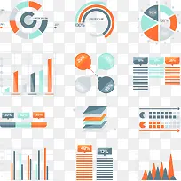 矢量手绘数据图表-空若网 矢量手绘数据图表-空若网