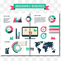 矢量手绘数据图表-空若网 矢量手绘数据图表-空若网