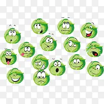 菜头表情矢量PNG素材-空若网 菜头表情矢量PNG素材-空若网