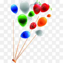 彩色气球装饰星光-空若网 彩色气球装饰星光-空若网
