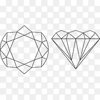 线型钻石水晶-空若网 线型钻石水晶-空若网